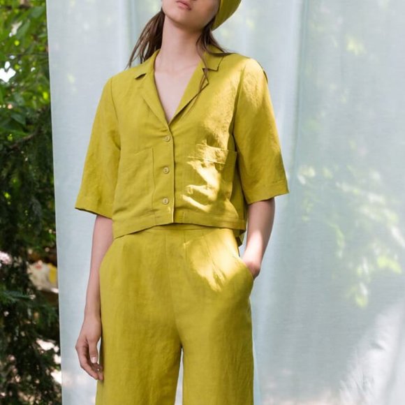 Eve Gravel - ROSEMARY SHIRT cyan (blue-green) - Picture 1 of 5